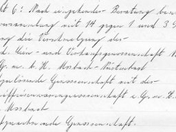 5 verschmelzung mit lohrbach - aus dem letzten protokoll vom 01.12.1964